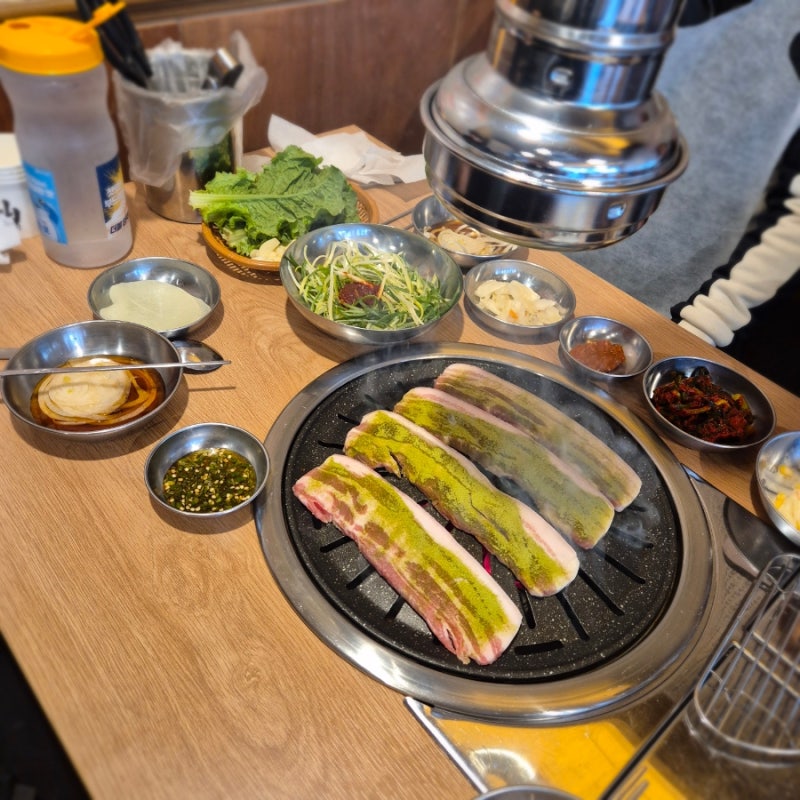양정역 맛집 지리산꿀통갈비 돼지 생갈비 3900원 콜키지무료 가성비 맛집추천