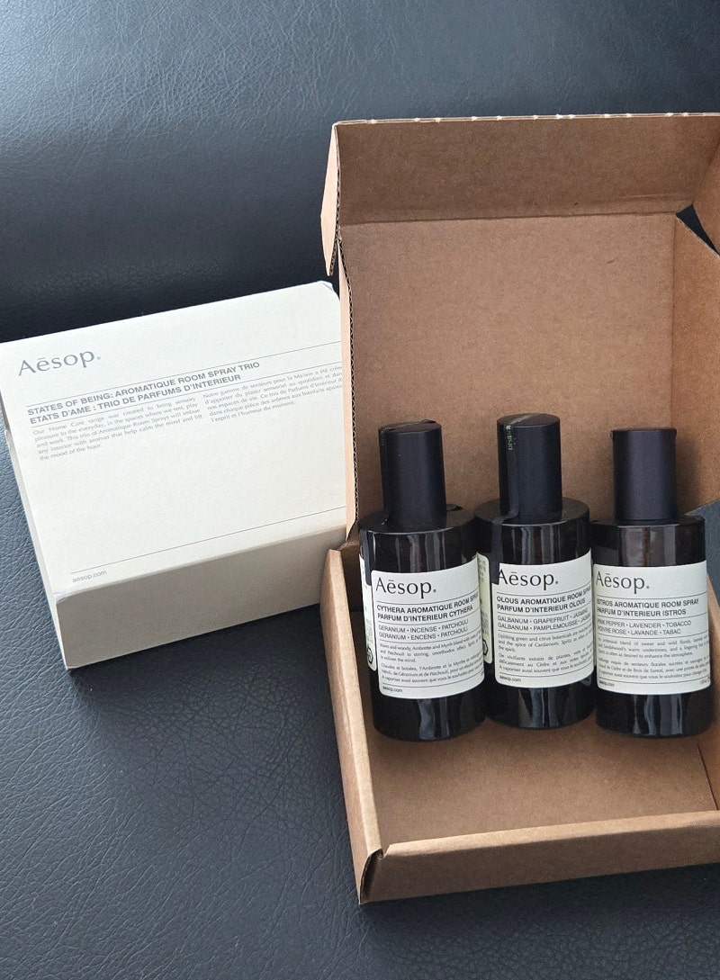 이솝 아로마틱 룸 스프레이 트리오(Aēsop Aromatique Room Spray Trio) / 집들이 홈파티 생일 선물 & 방....