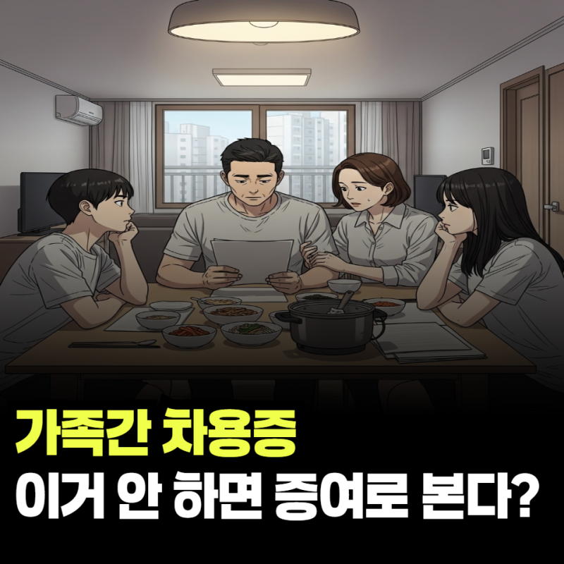 “가족간 차용증…이거 안 하면 증여로 봅니다” (확정일자 방법)
