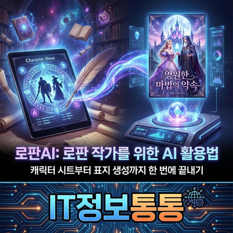  웹소설 작가 지망생 필수 시청! 로판AI 활용해 캐릭터 시트부터 표지 생성까지 마스터하기