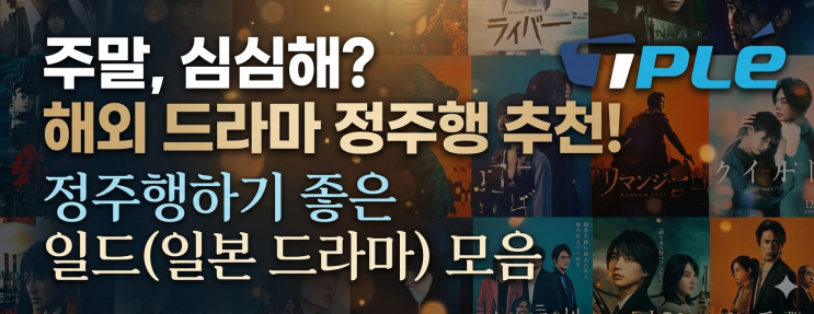  주말 심심할 때 보기 좋은 일본드라마 추천｜정주행 필수 일드 리스트