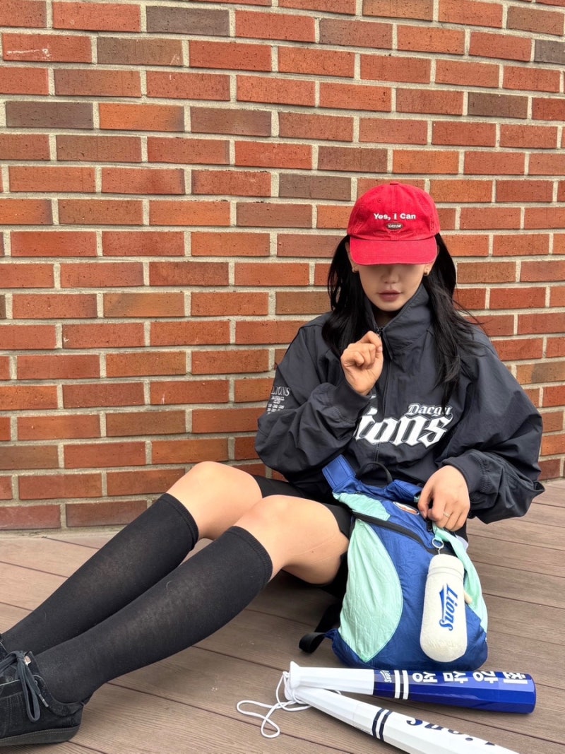 삼성라이온즈 x 산산기어 점퍼 170cm 입어본 사이즈 후기