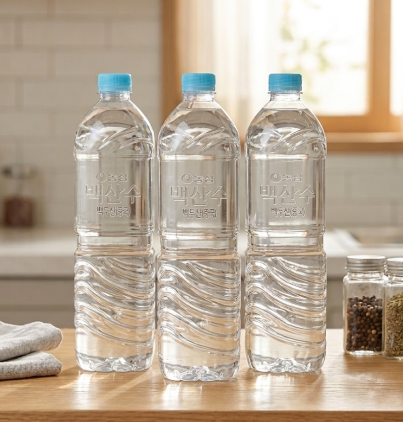 백산수 2L 무라벨 24개 깔끔한 물 25% 핫딜가