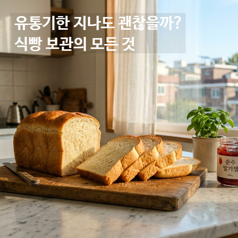 식빵 냉장 보관 기간, 유통기한 지났는데 먹어도 될까? 곰팡이 걱정 없이 촉촉하게 먹는 법