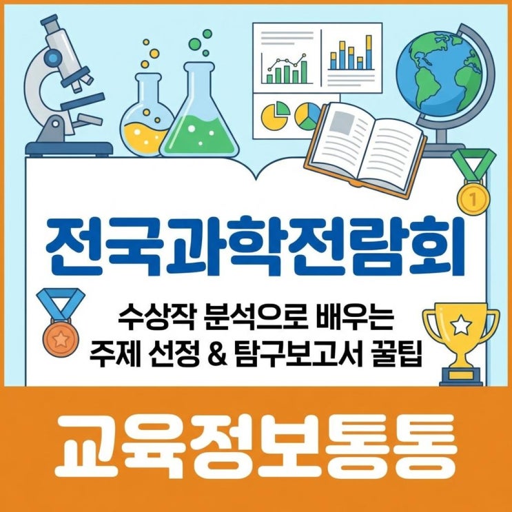  전국과학전람회 수상작 분석으로 알아보는 완벽한 주제 선정 및 탐구보고서 작성 꿀팁