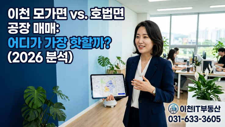  이천 모가면 vs 호법면 공장 매매, 어디가 더 뜰까? (2026 분석)