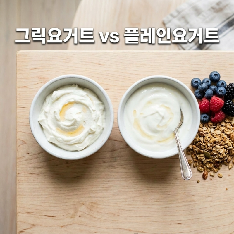 그릭요거트 일반요거트 차이 뭐가 다른 거예요?