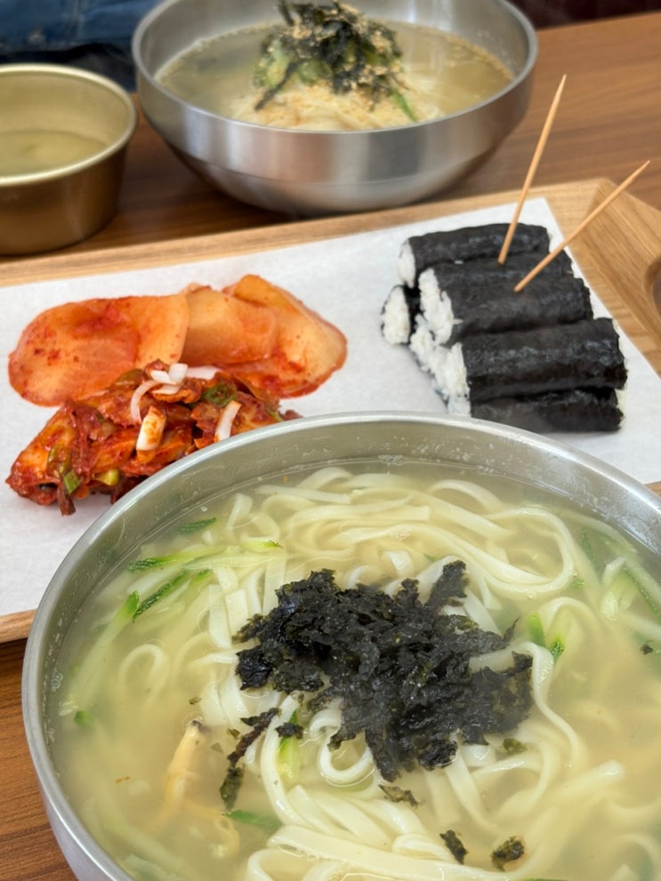  포항 칼국수 충무김밥 추천 창포동 맛집 충무랑 국수랑