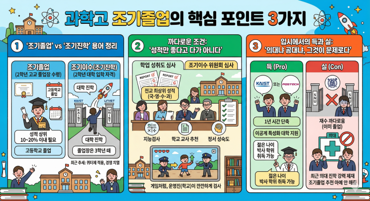  "18살에 대학생이 된다고? 과학고 조기졸업의 비밀과 2026학년도 최신 조건"