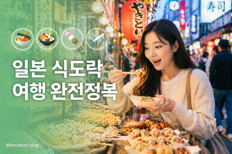  일본 여행 - 식도락 완전정복 : 지역별 대표 음식 & 꼭 먹어야 할 것들 총정리