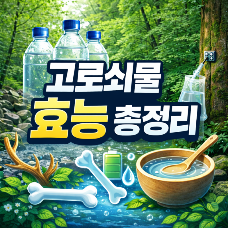 고로쇠물 효능 총정리, 봄철 보약이라고 불리는 이유