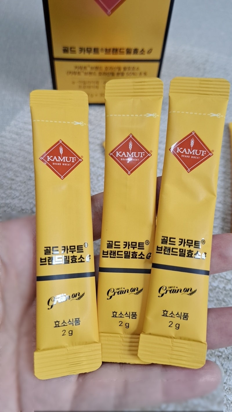 골드 카무트 효소 효능 먹는법 그레인 온 브랜드밀효소 후기