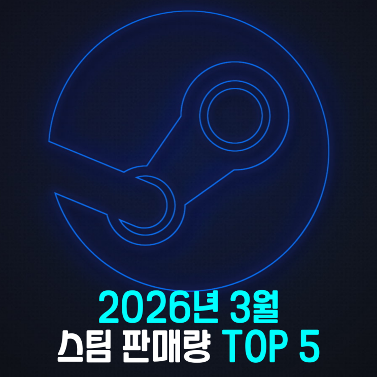  2026년 3월 스팀 게임 판매량 순위 TOP 5: '슬더스 2'와 '붉은 사막'의 질주