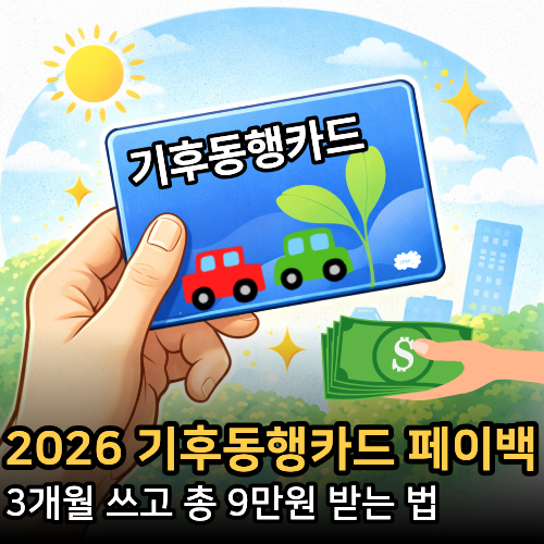  2026 기후동행카드 페이백 총정리, 9만원 돌려 받는 법은?