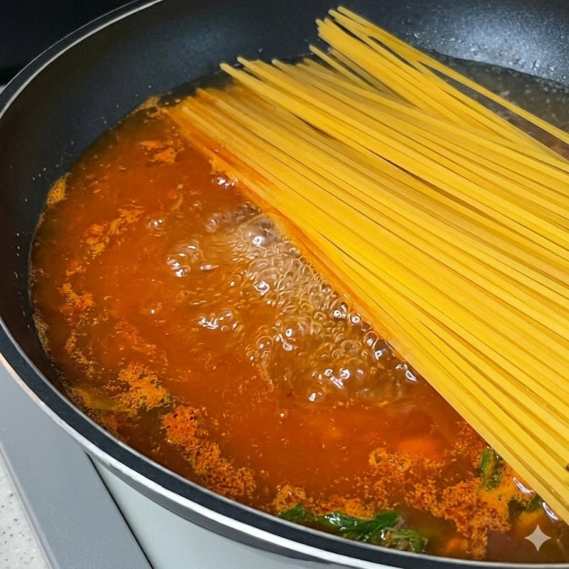 라면스프 하나로 끝! 원팬파스타·계란찜·장동민비빔밥 3가지 레시피(자취생 강추)