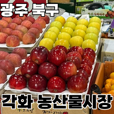  광주 북구 각화동 과일 저렴하게 구매할 수 있는 ‘각화농산물도매시장’