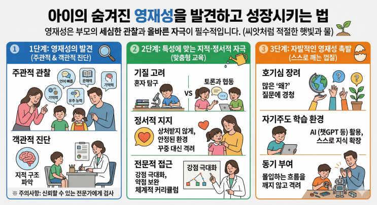  내 아이의 숨겨진 영재성, 어떻게 찾고 키울까? 부모가 꼭 알아야 할 3가지