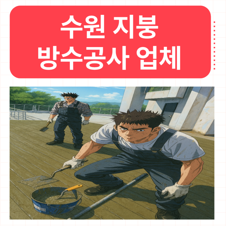  수원 지붕방수 화서동 비온뒤 물이샐때 해결 방법