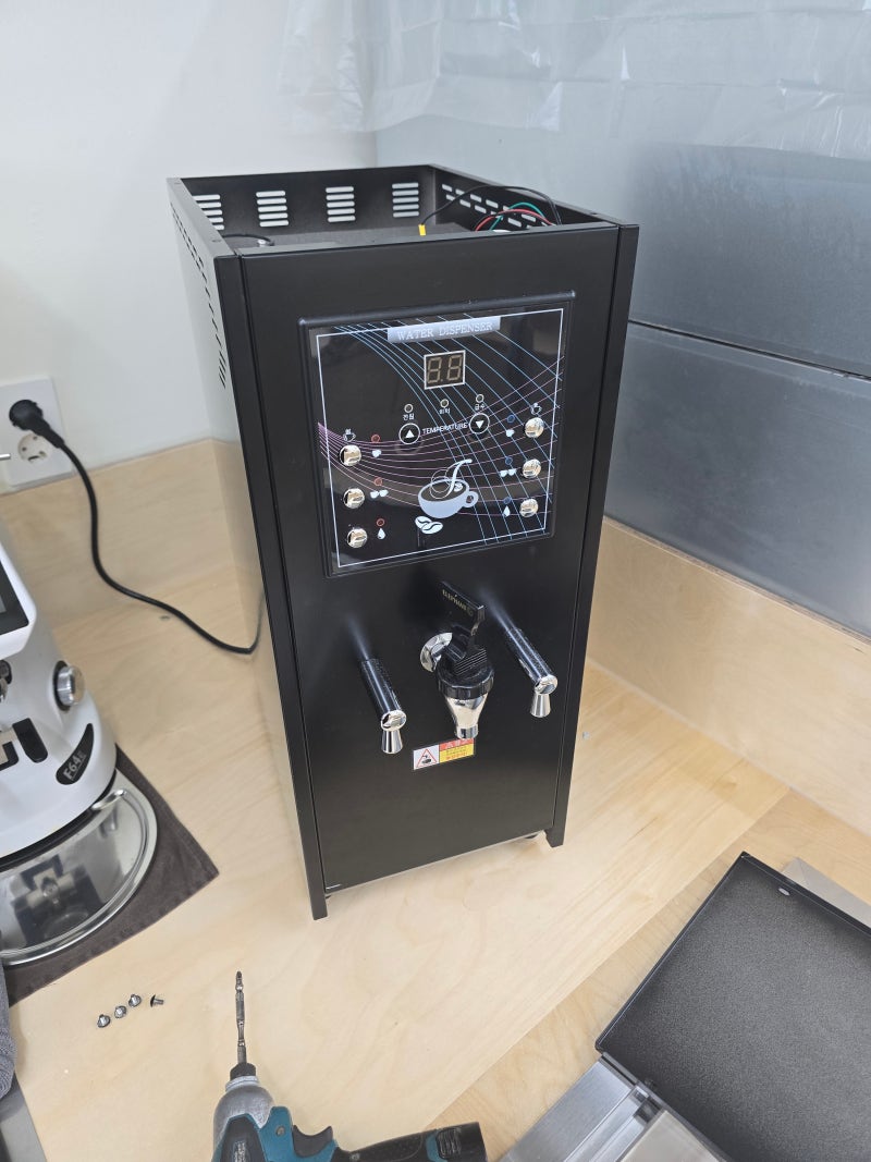 [카페 온수기 수리] 진성 JS-1 전원 불량 고장 수리 및 메인보드(PCB) 교체 작업기 – 커피머신 ....