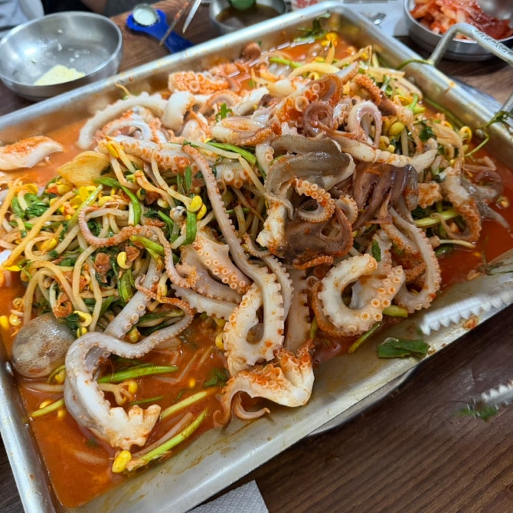  [소문난쭈꾸미] 마포 산쭈꾸미 맛집 제철 알쭈꾸미 제대로 맛집 철판볶음 대존맛탱 주말 후기