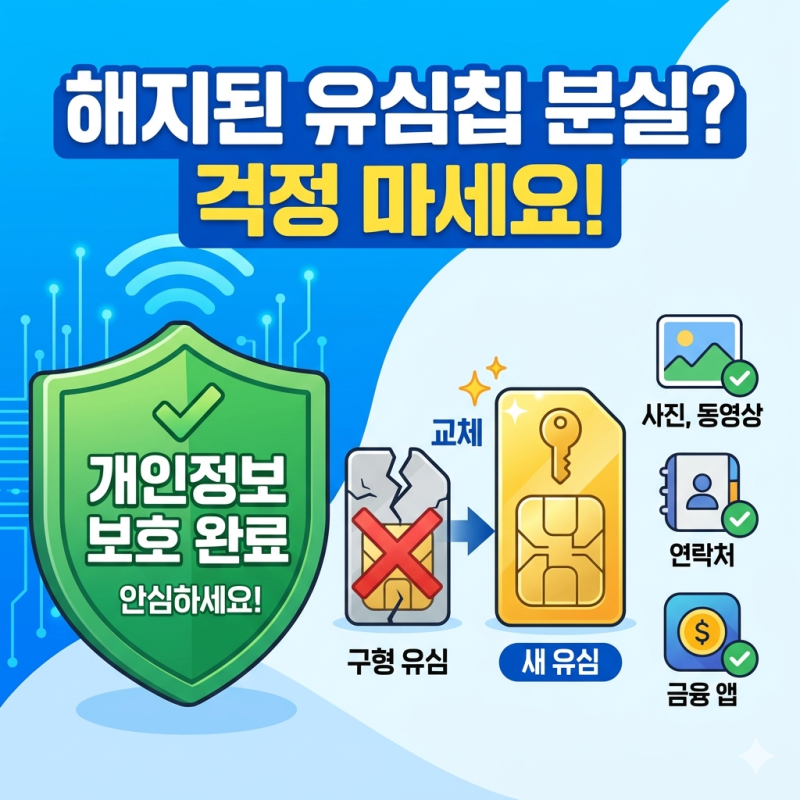 핸드폰 유심칩 분실 궁금증 해결: 해지된 유심, 개인정보 유출 위험 정말 있을까?