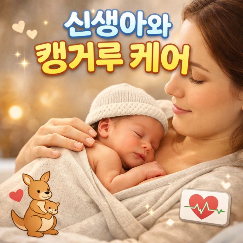 [신생아] 신생아 캥거루 케어, 언제 어떻게 해야 할까요? 초보 부모를 위한 핵심 정리/효과, ....