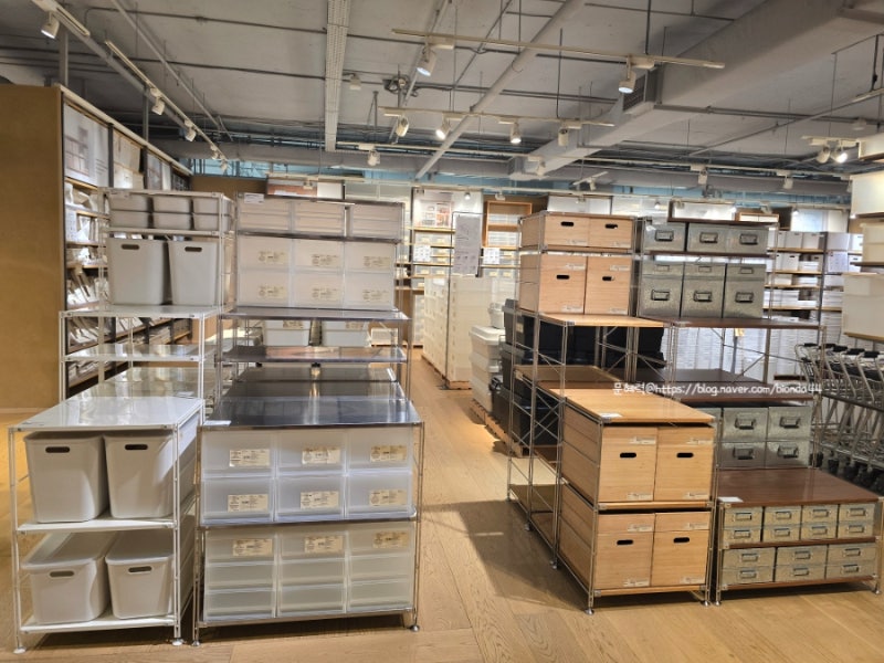 무인양품(MUJI) sus선반 유닛선반 구매 후기 : 셀프픽업 + 조립