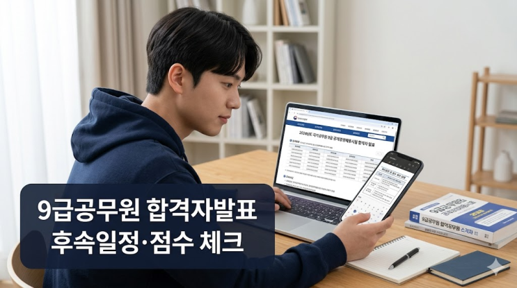  9급공무원 합격자발표, 후속일정 전에 점수부터 봐야 하는 이유