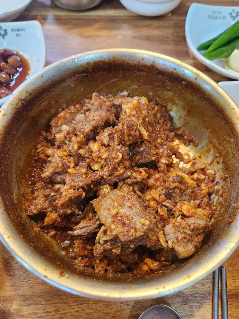 수복찜갈비- 대구 동인동찜갈비골목 수입산+찌개