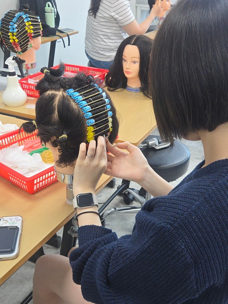  오산헤어미용학원 자격증 실기시험 합격 후기