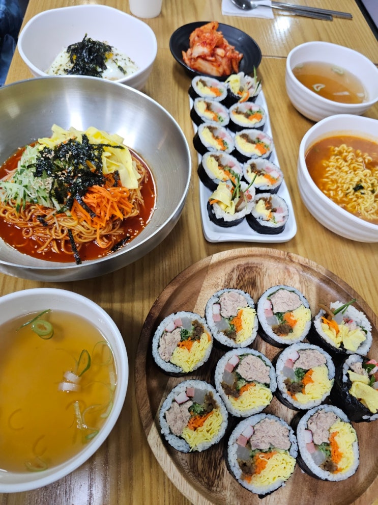  화정김밥 국수 18년차 쉐프 맛집 분식당 화정점