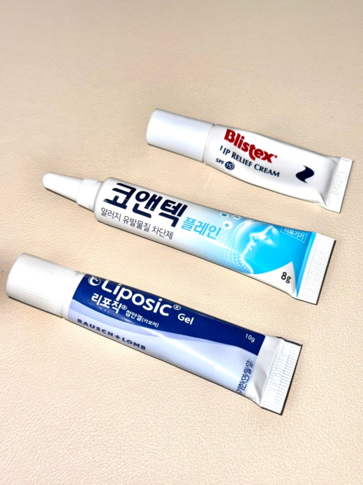  요즘 쓰는 내돈내산 추천템 3가지 (리포직, 코앤텍, 립밤)