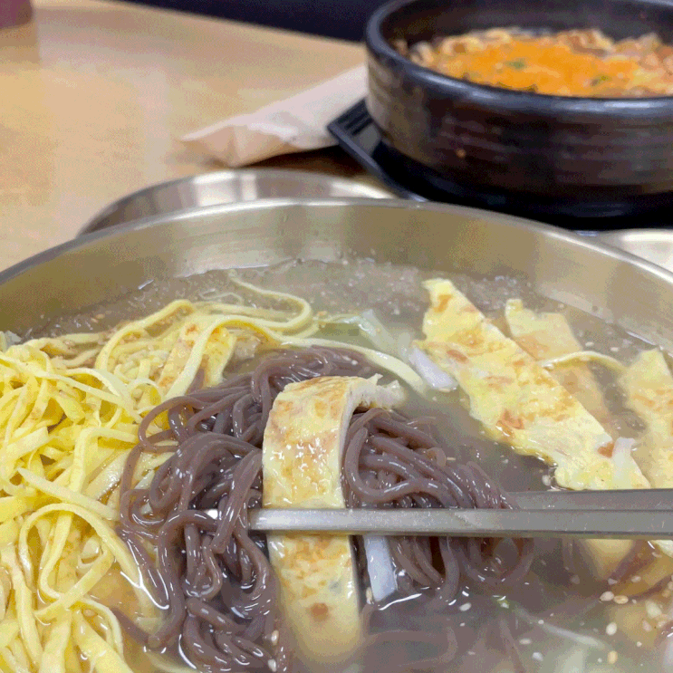  대전냉면맛집 유성냉면 | 쌀로 만든 쫄깃한 칡냉면과 푸짐한 건더기가 좋았던 소고기 육개장