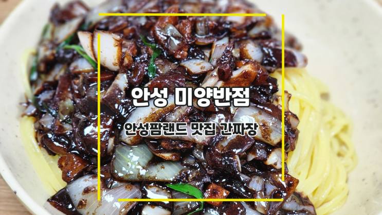  [안성 미양반점] 안성팜랜드 맛집 간짜장