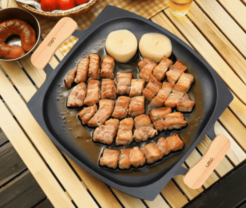 레토 캠핑 그리들로 특별한 바베큐를 즐겨보세요!