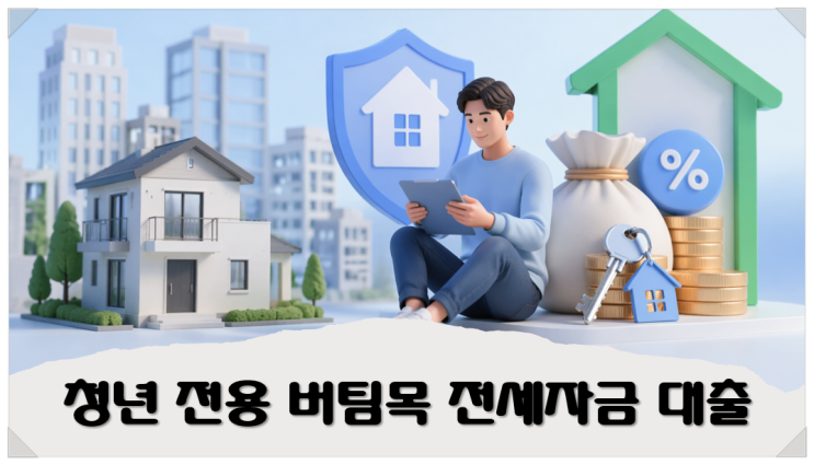  전세 보증금 2억까지 연 1%대로? 청년 버팀목 전세자금 대출 자격부터 한도까지 완벽 가이드