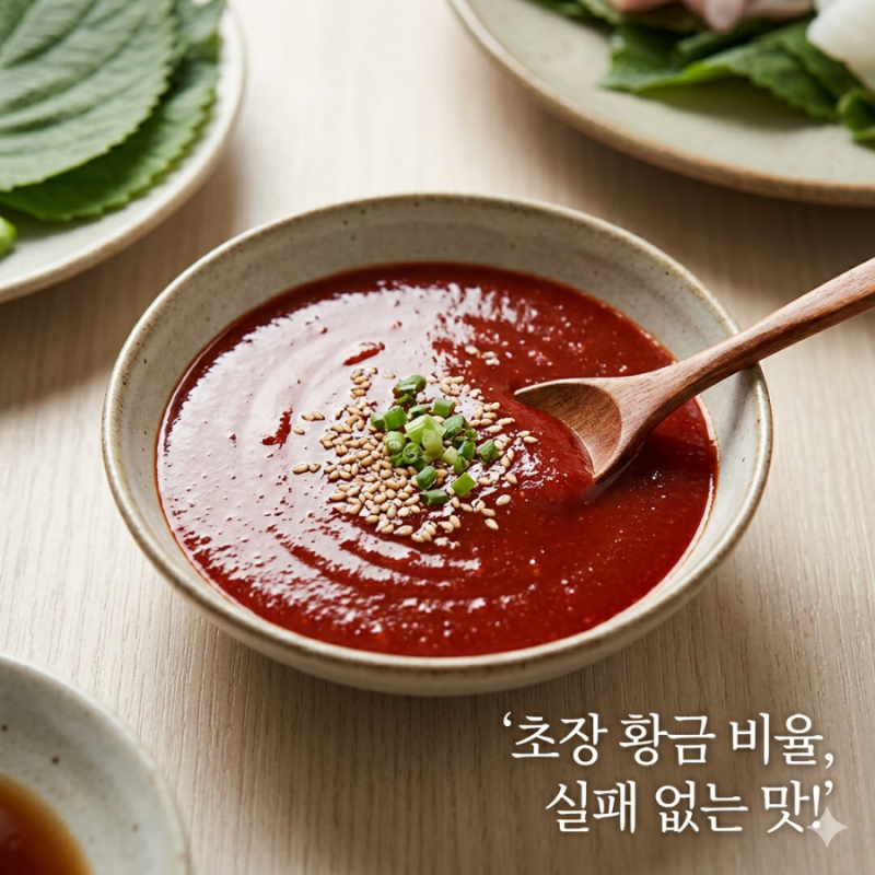 [초장 황금 레시피] 한 번 배워 평생 쓰는 1등 비율, 실패 없는 만능 초고추장 만들기