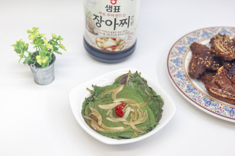 샘표 장아찌간장 간장깻잎장아찌 만드는법 깻잎피클 만들기
