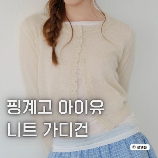  핑계고 아이유 가디건 옷 니트 레테라 봄 코디 추천!