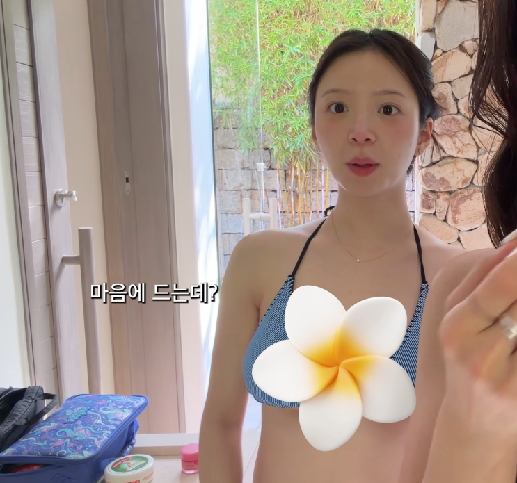  '62kg' 김지영, 임신 중 비키니도 힙하게! D라인 자신감 넘치는 여행