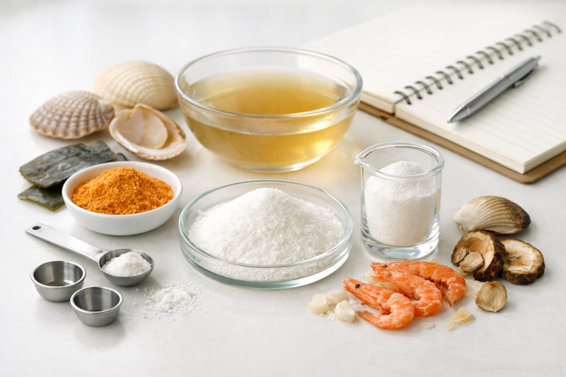 호박산 나트륨 Disodium Succinate 조미 배합의 완성도를 높이는 감칠맛 원료