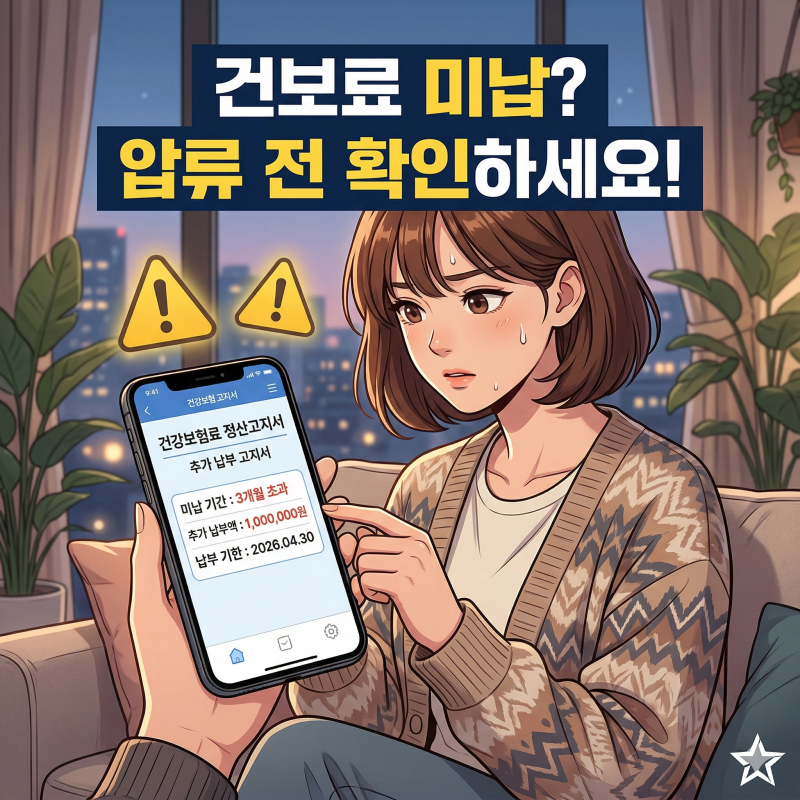 건강보험료 미납 조회 방법 및 압류 피하는 분할납부 꿀팁 정리