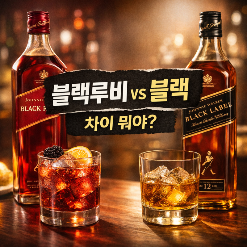 조니워커 블랙루비 가격 블랙이랑 뭐가 달라? 맛 하이볼 레시피