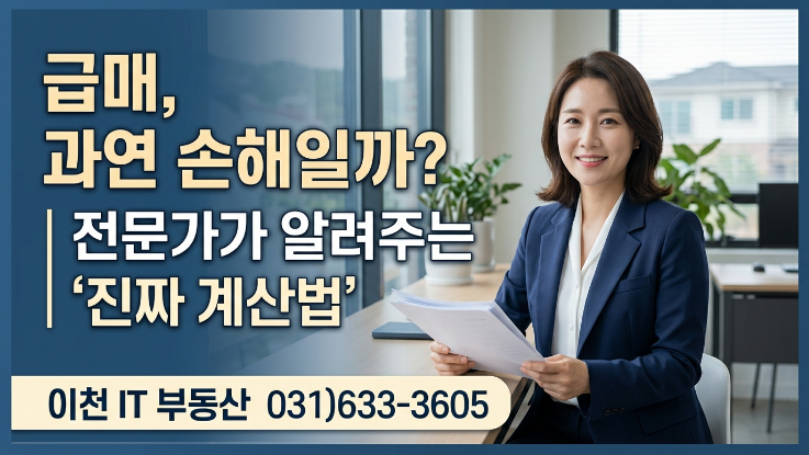  급매로 3,000만 원 깎았는데 오히려 이득이었던 이유