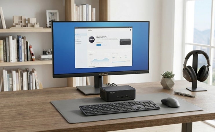  공간 활용과 성능을 모두 잡은 최신 AI 미니 PC, ASUS NUC 14 Pro 사용 후기