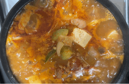 얼큰한 된장찌개, 대패된장찌개레시피