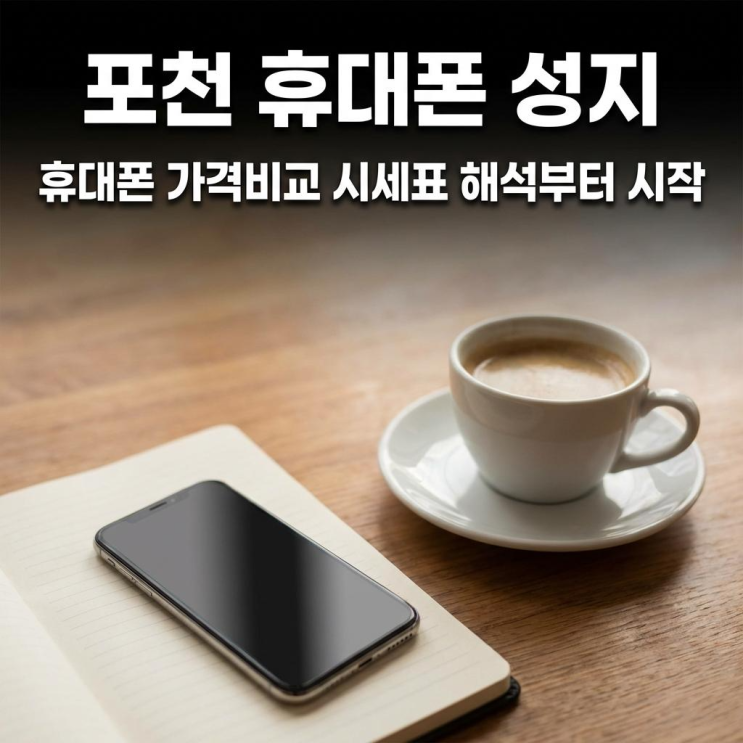 포천 휴대폰 성지 휴대폰 가격비교 시세표 해석부터 시작