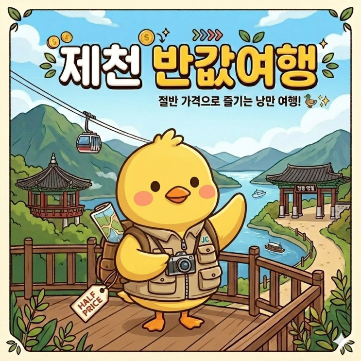  제천 반값여행 신청 방법 (4월 반값여행, 신청 조건, 준비물, 인구감소지역여행) | 