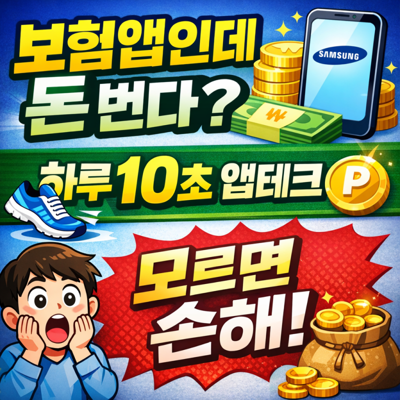 보험 앱인데 돈 된다! 삼성화재 앱테크 총정리(현실 수익)