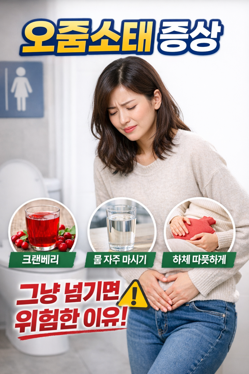 오줌소태 증상, 그냥 넘기면 위험한 이유 제대로 알려드립니다